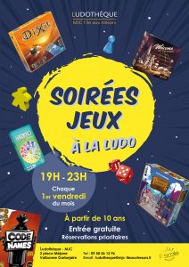 Affiche soirées jeux